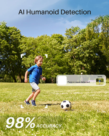 Draadloze Buitencamera – Beveiligingscamera – Outdoor Camera – WiFi Camera – Slimme Camera – 4-Delige Set – 2K QHD Resolutie – 240 Dagen Batterijduur Zonder Abonnement