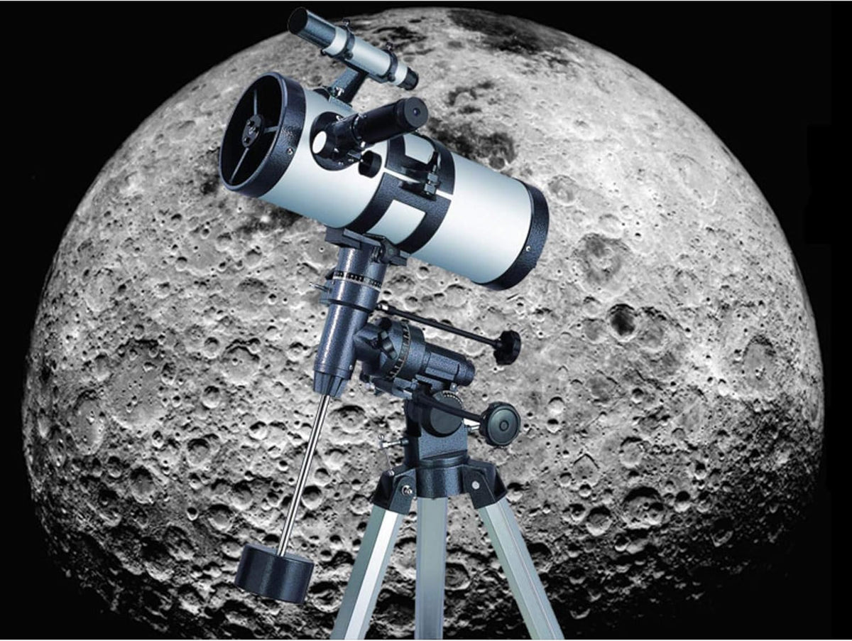 Seben 114/1000 EQ-3 Star Sheriff - reflecterende telescoop voor de astronomie incl. parallactic mount en Big Pack accessoires