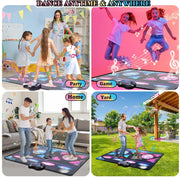 Interactieve Dansmat - Muziekspel - Muziekmat - Dansmat voor Meisjes - Kindereneren - Muziek en Dansspel - voor vanaf 4-12 jaar - voor Buiten - Binnen