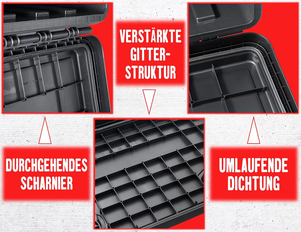 Underbody Box (1000 x 500 x 460) Opbergbox Aanhangwagen Box Opbergbox Truck Spanband Box Ondervloer Box Gereedschap Box Opbergdoos