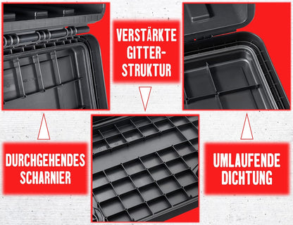 Underbody Box (1000 x 500 x 460) Opbergbox Aanhangwagen Box Opbergbox Truck Spanband Box Ondervloer Box Gereedschap Box Opbergdoos