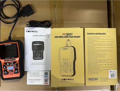 OBD2 Autodiagnose – Foutcode Scanner – Motor Diagnose Tool – Check Engine Reset – 2,8 Inch Kleurenscherm – Ondersteunt O2 Sensor en EVAP Test
