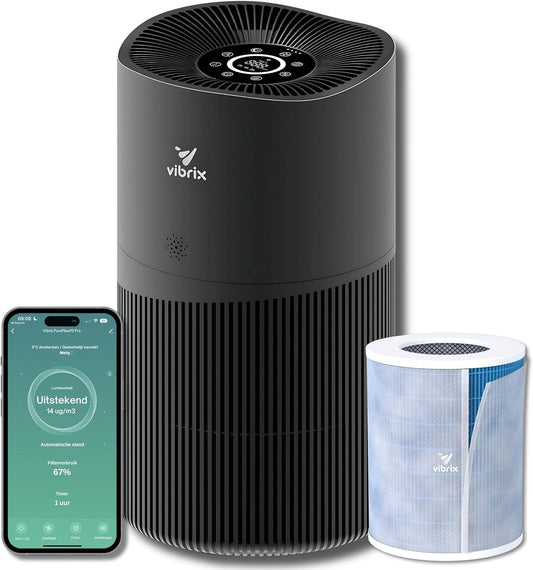 Luchtreiniger – Luchtzuiveraar – Air Purifier – Luchtfilter – HEPA Filter – Voor Grote Ruimtes Tot 150 M² – CADR 468 M³/H