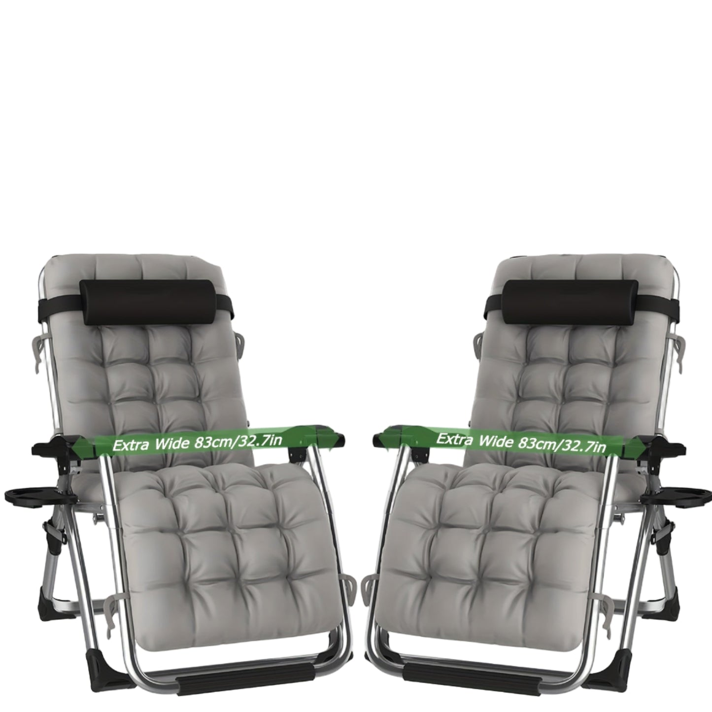 Zero Gravity Stoel – Tuinstoel – Ligstoel – Relaxstoel – Lounge Stoel – Extra Breed 83 cm – Draagvermogen 180 kg