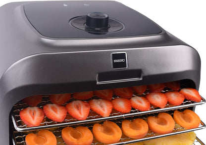 Maxxo Infra Dry+ infrarood droogapparaat, IR-droogautomaat met roestvrij staal, 500 watt, voor droog vlees, jerky fruitleer, fruitdroger, fruitdroger