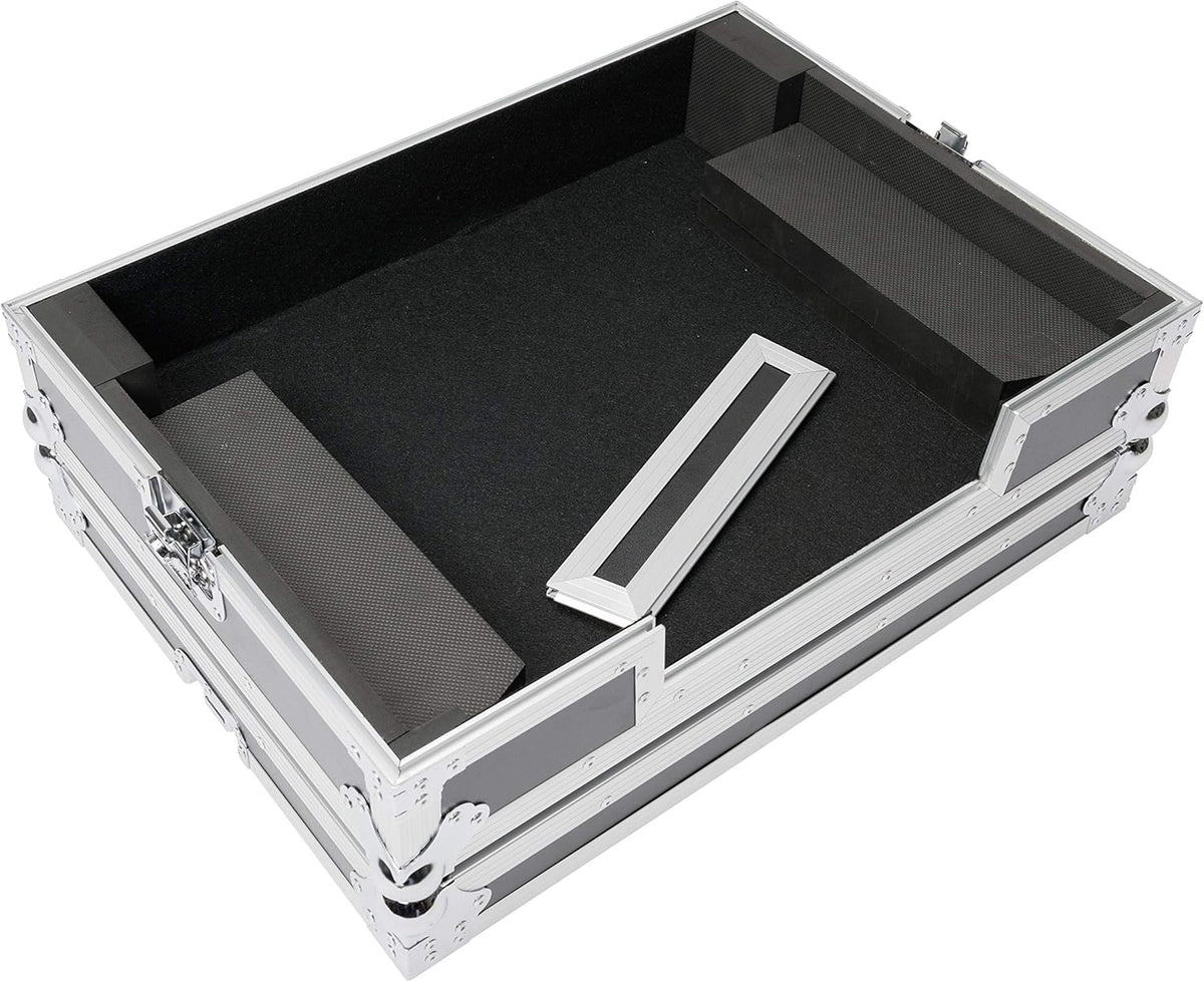 DJ-controller Hoes – Flightcase – Beschermkoffer – Beschermhoes – Transportcase – 9 mm Vinyl Gelamineerd Multiplex – Afneembare Voorkant