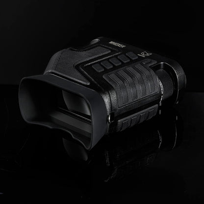 Nightfox Whisker nachtzichtapparaat met camera, instelbare 1-10x optische zoom, 275 m bereik, HD-opnamefunctie, oplaadbaar via USB, 32 GB geheugen, digitale verrekijker met nachtzicht