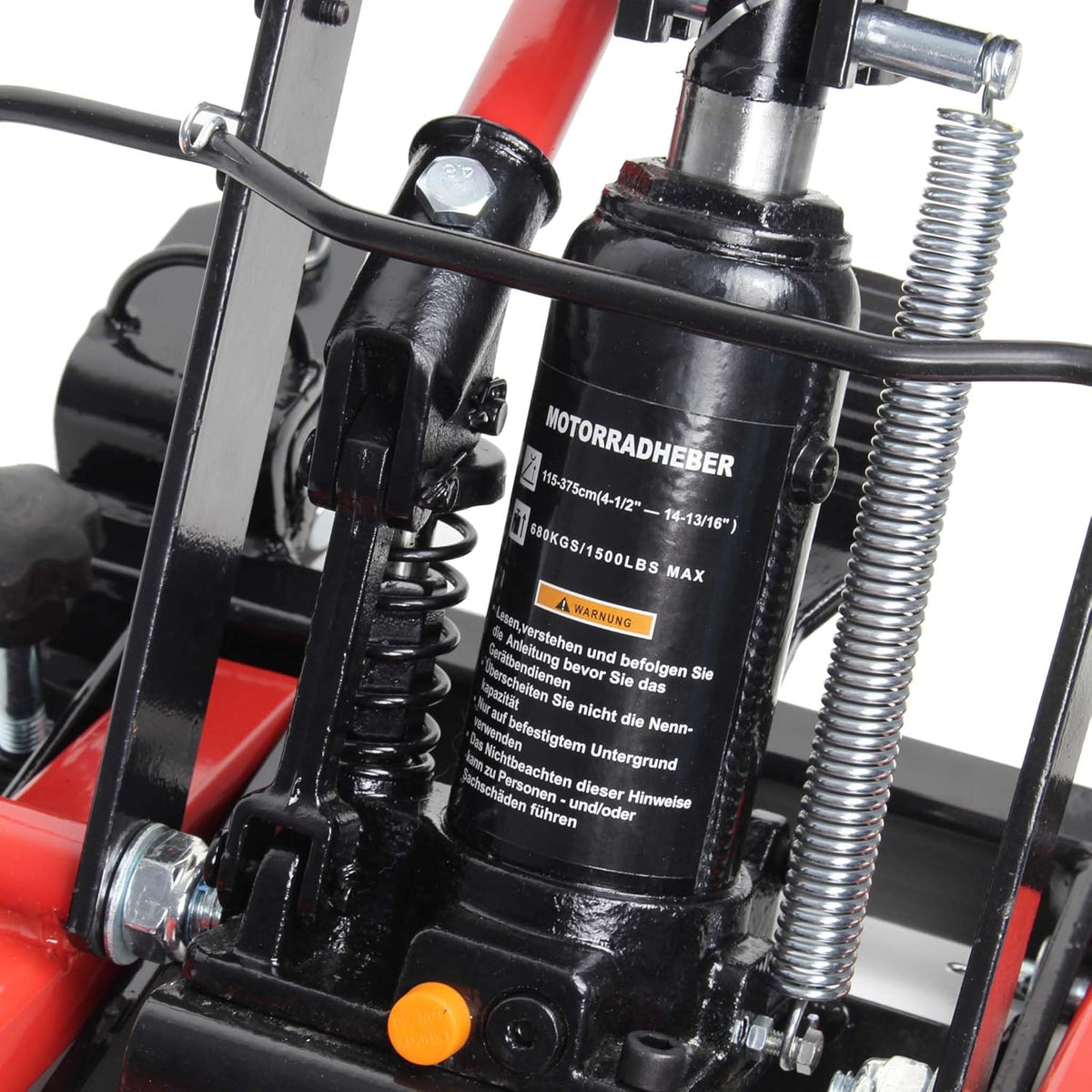 Hydraulische Motorkrik Voor Motor, Quad En ATV – Garagekrik – Werkplaatskrik – Motorlift – Quadkrik – 680 Kg Draagvermogen – Maximale Hefhoogte 38 Cm