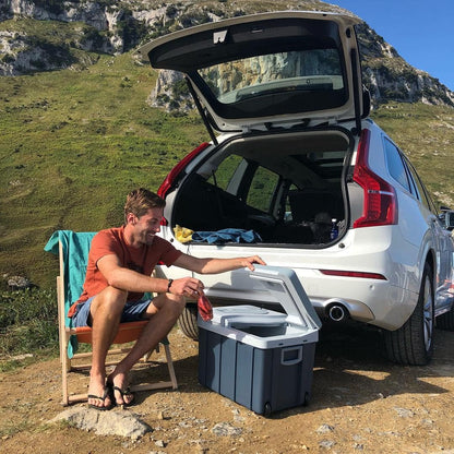 Mobicool MQ40W AC/DC draagbare elektrische koelbox met wielen, 39 liter, 12 V en 230 V voor auto, vrachtwagen, boot, camper en stopcontact
