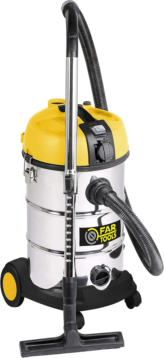 Fartools NETUP30P Stofzuiger, 1200 W, nat en droog