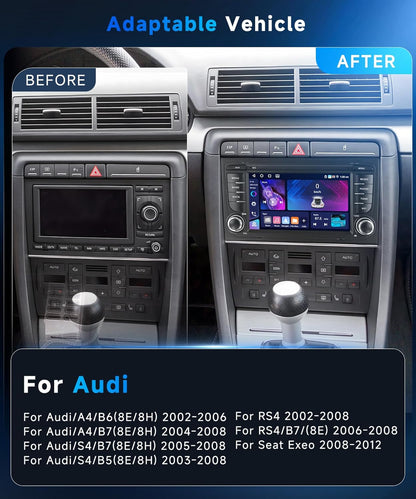 Android Autoradio – Auto Radio – Multimedia Systeem – Navigatiesysteem – Infotainment Systeem – Android 15 OS – 7 Inch HD Touchscreen