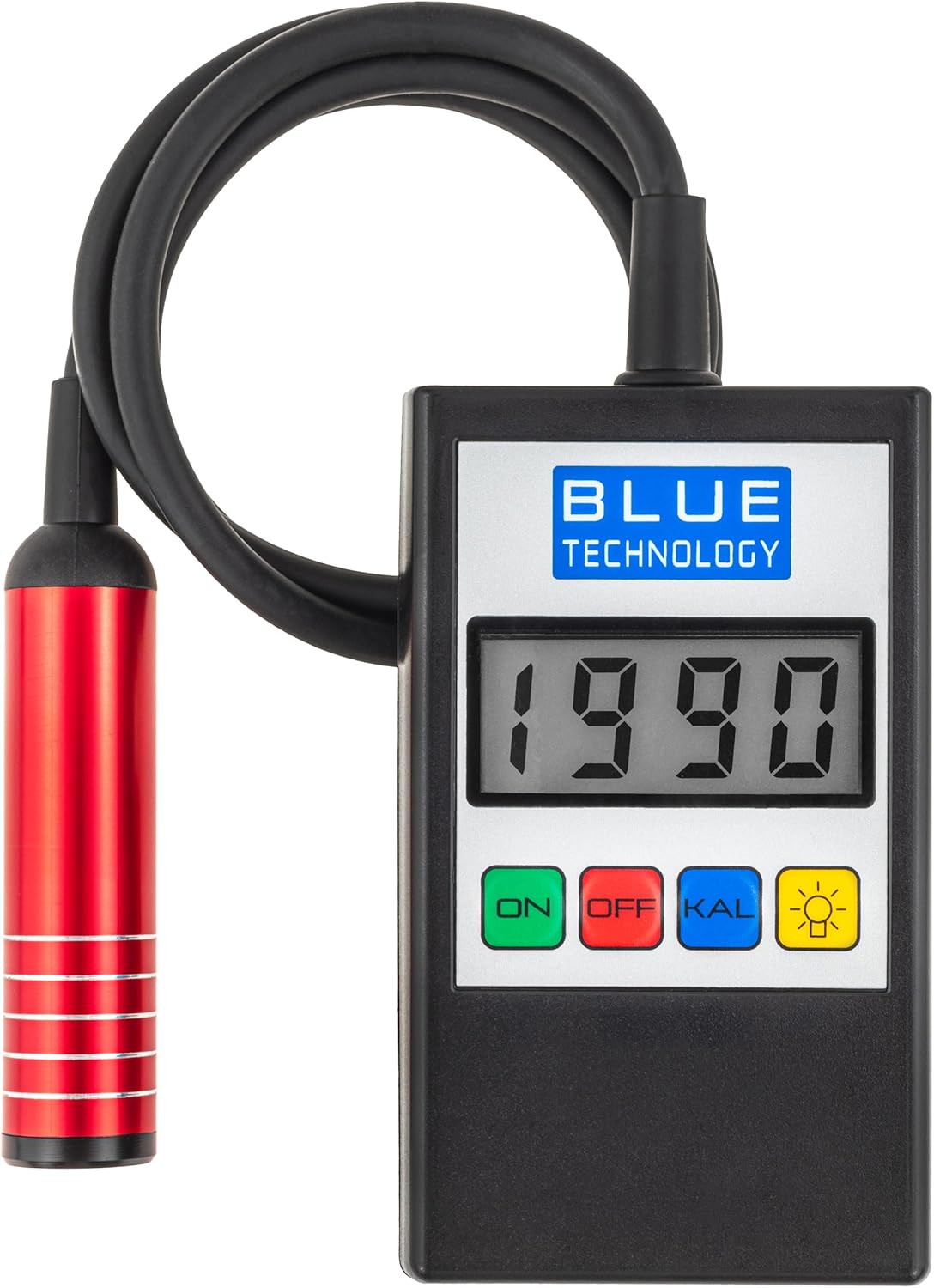 MGR-11-S-AL Laagdiktemeter voor auto | lakdiktemeter voor staal en aluminium carrosserieën | lakmeter met platte sonde op de kabel | laktester meetbereik tot 1990 µm | Made EU