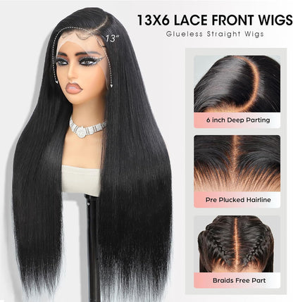 13x6 Front Lace Pruik – Pruik – Damespruik – Lace Front Pruik – Echthaar Pruik – 100% Echt Menselijk Haar – 180% Dichtheid