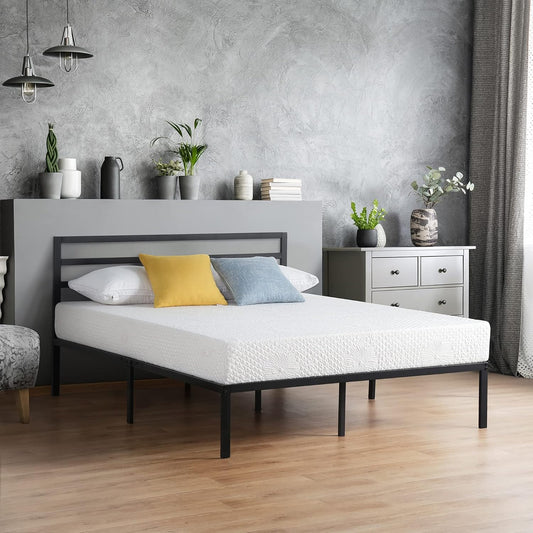 Olee sleep 20 cm Memory Foam Matras/Koud gelschuim/Öko-Tex/CertiPUR-US/comfortabel matras/rolmatras / 3 lagen / 140 x 200 cm/Full/Wit