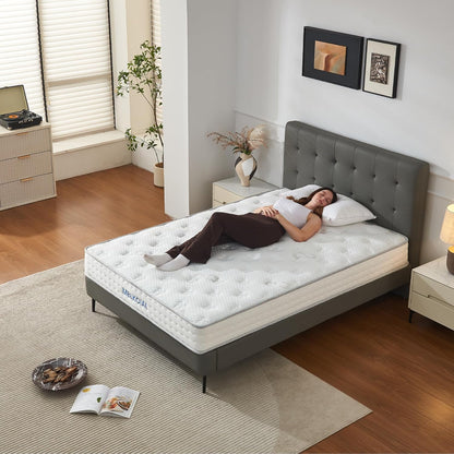 matras 140 x 200 7 zones zakveermatras H3 hoogte 20 cm veerkernmatras Matras met memory foam voor volwassenen (20 cm, 140x200)