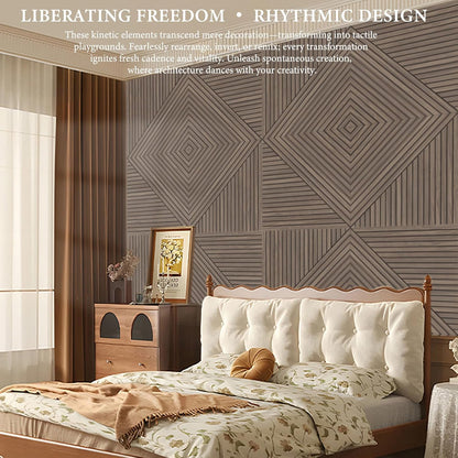 JBER Akoestische panelen, 6 stuks zelfklevende decoratieve geluiddempende panelen, geluidsabsorberende wandpanelen voor kantoor, opnamestudio, woonkamer, slaapkamer, 180 x 120 cm, licht notenhout