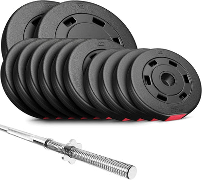 Hop-Sport 1080 Adjustable Fitness Bench, Strength Station with Long Dumbbell Set, Bar, Weights 39/69/99 kg Available - QUORE