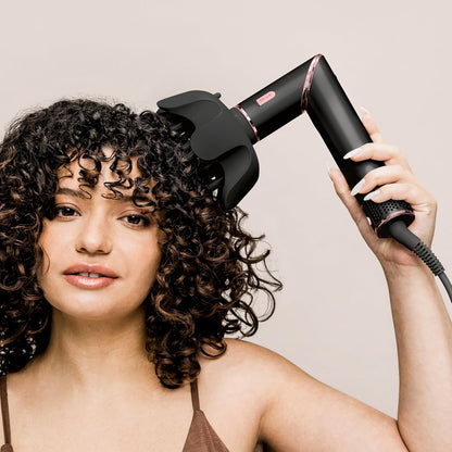 5-In-1 Styling- En Droogsysteem Zwart – Haarstylingset – Airstyler – Föhnborstel – Krulborstel – 5 Opzetstukken – Geschikt Voor Droog En Vochtig Haar