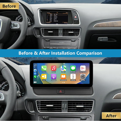 Autoradio Audi Q5 – Multimedia Systeem – Carplay Radio – Navigatie Systeem – Touchscreen Display – 12,3 Inch Scherm – Draadloze Apple CarPlay & Android Auto