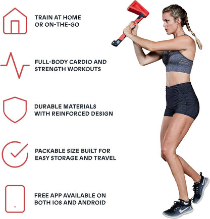 ChopFit Functioneel trainersysteem, draagbare fitnessapparatuur voor thuis, krachttraining, thuistraining voor mannen en vrouwen, geweldig voor cardiotraining, core/buikspieren - thuisfitness