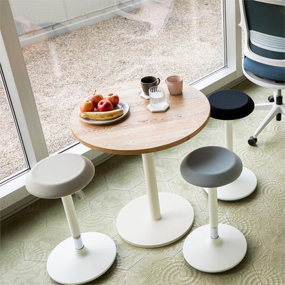 Ergotopia Dykó Ergonomische Bureaukruk - Ergonomische kruk met zwaaieffect - In hoogte verstelbaar Stabiliteitskruk 56-83 cm - 360° draaibare werkplekkruk met dynamische voet