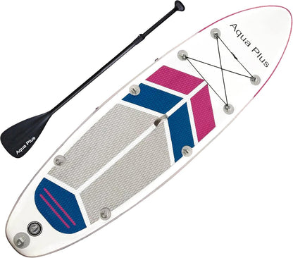Aqua Plus 15 cm dikke, opblaasbare SUP voor alle vaardigheidsniveaus, stand-up paddleboard, peddelpomp, ISUP-reisrugzak, tieners, opblaasbaar board voor staand peddelen