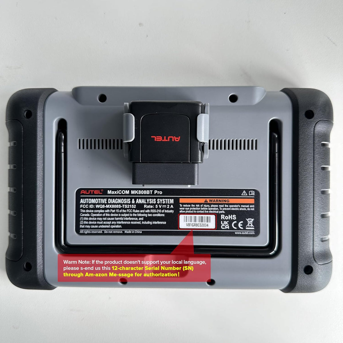 Autel MaxiCOM MK808BT PRO Android 11 OS (Opgewaardeerd van MaxiCheck MX808S MK808S MK808), 2026 Bidirectionele Besturing Automotive Diagnostische Scantool, Alle Systeem, 28 Services, Steun BT506 MV108