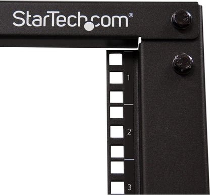Serverrack 8U Mobiel Open Frame – Serverrek – Patchkast – Netwerkkast – 19 Inch Rack – Verstelbare Diepte 56 Tot 101 Cm – Koudgewalst Staal