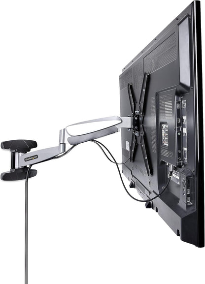 StarTech.com Wandmonteerbare VESA TV arm, Verstelbare Full Motion TV Muurbeugel voor 23"-55" Schermen, 30kg Draagvermogen, Uitschuifbare/Kantelbare/Zwenkbare VESA Wandbeugel (FHA-TV-WALL-MOUNT)