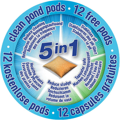Aqua Garden Vijverfilter, geen schuim, mechanische en biologische filtermaterialen, onderhoudsvriendelijke filter, uv-zuiveraar, schoon helder water, voor vijvers tot 13000 liter, zwart, 8825