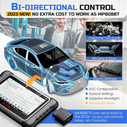 OBD-II Diagnoseapparaat – Diagnose Scanner – Auto Uitleesapparaat – TPMS Programmeertool – Service Reset Tool – Android 11 Touchscreen – 28+ Servicefuncties inclusief Olie en EPB Reset
