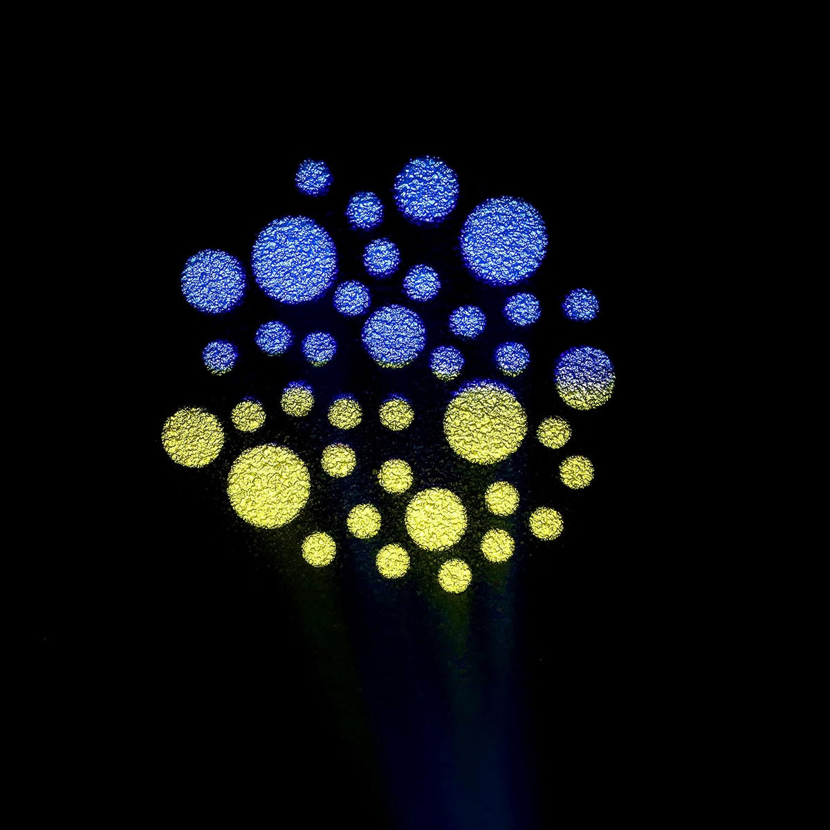 BoomToneDJ Maxi-spot, 60 leds, RGB, 60 W, spotlight, disco, DJ, podiumverlichting, DMX, spots, automatische herkenning, muziek, licht, 7 gobo's, shake, stroboscoop, voor bar, club, bruiloft