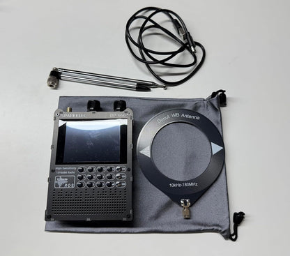 Raddy DP-666 DSP Wereldbandradio TEF6686 Chip, Professionele AM/FM/LW/MW/SW RDS Ontvanger, 2,8" Touchscreen + Stylus, 5000mAh Batterij, Telescoop- & Donut-antenne, Draagbaar met FW-update