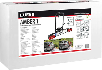 Fietsendrager voor Trekhaak – Fietsdrager – Bike Carrier – Fietsdrager E-bike – Enkelvoudige Fietsendrager – Geschikt voor 1 Fiets – Snelspanner met Slot – Geschikt voor Oversized Frames