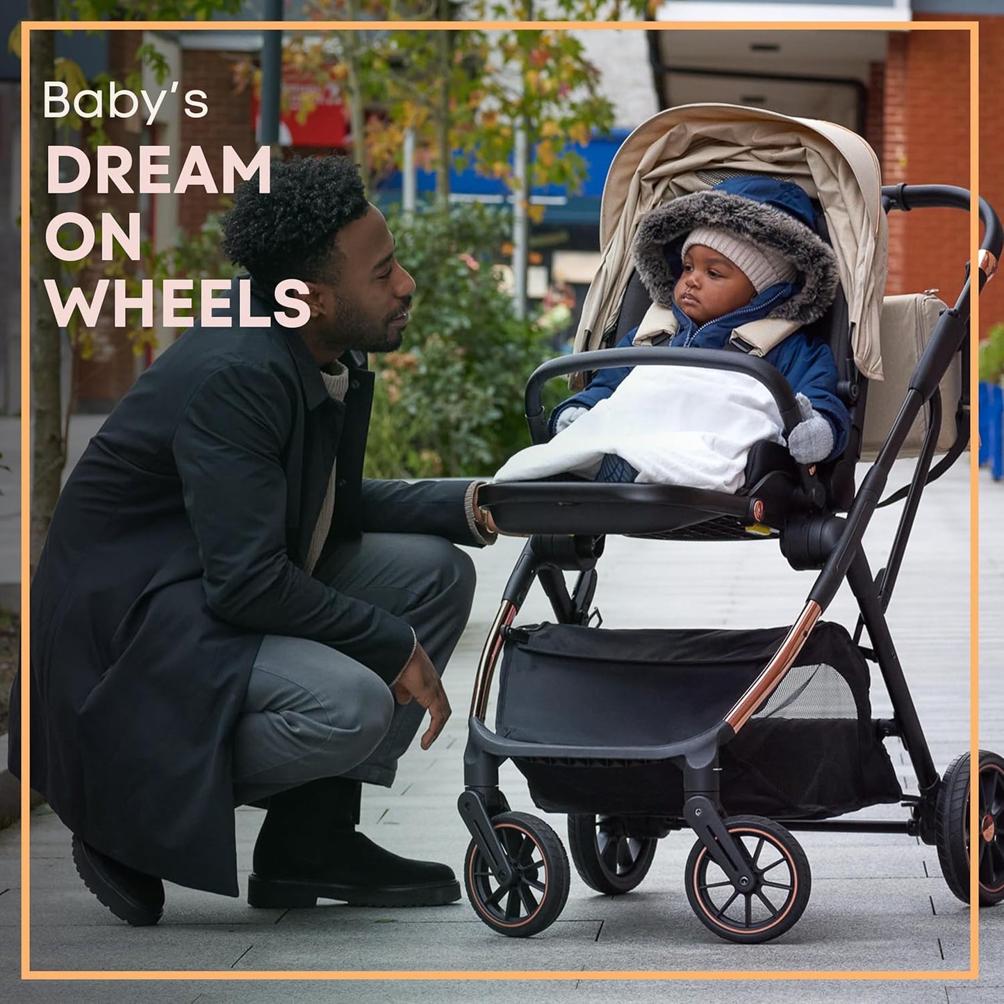 Lejoux + Kinderwagen (beige)