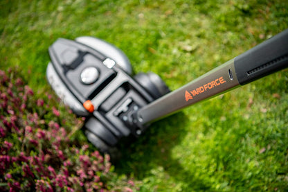 Accu Grasmaaier – Elektrische Grasmaaier – Batterij Grasmaaier – Compacte Grasmaaier – Stadsgrasmaaier – 23 cm Maaibreedte – 12V Lithium-Ion Accu met 3 Maaihoogtes