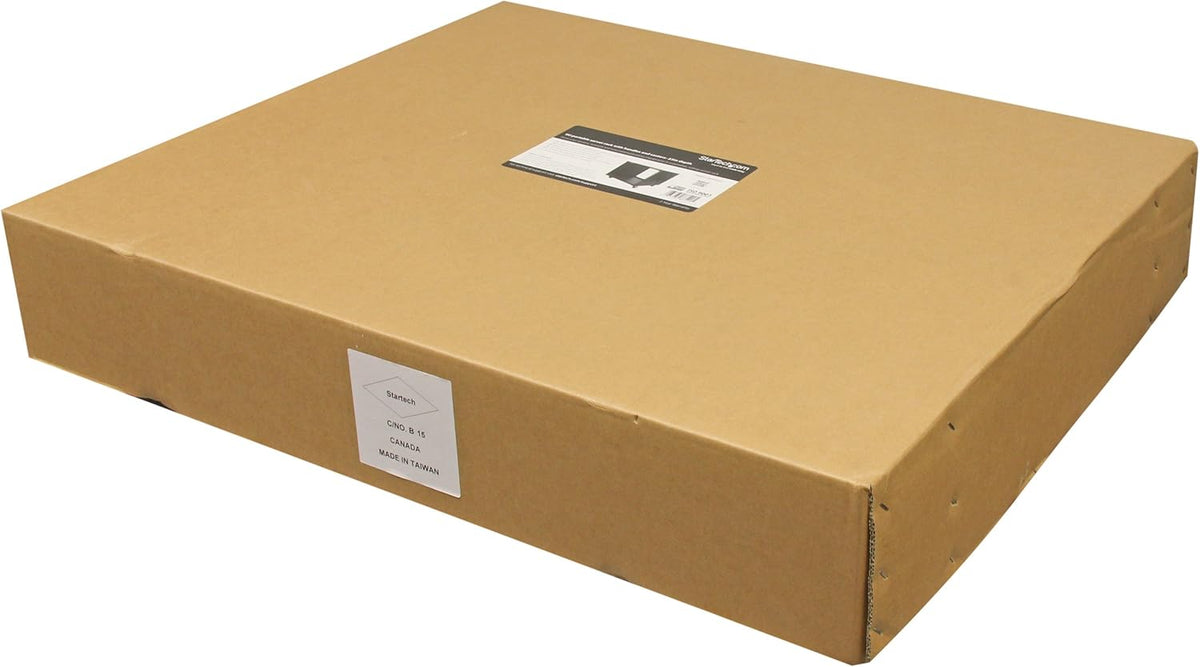 StarTech.com 4-Post 9U Mobiel Open Frame Server Rack, 19" Patchkast met Wielen en 4 Stijlen voor Thuis / Kantoor / Beperkte Ruimtes, Kleine Serverkast voor Computer / AV / Netwerk Apparatuur (RK960CP)