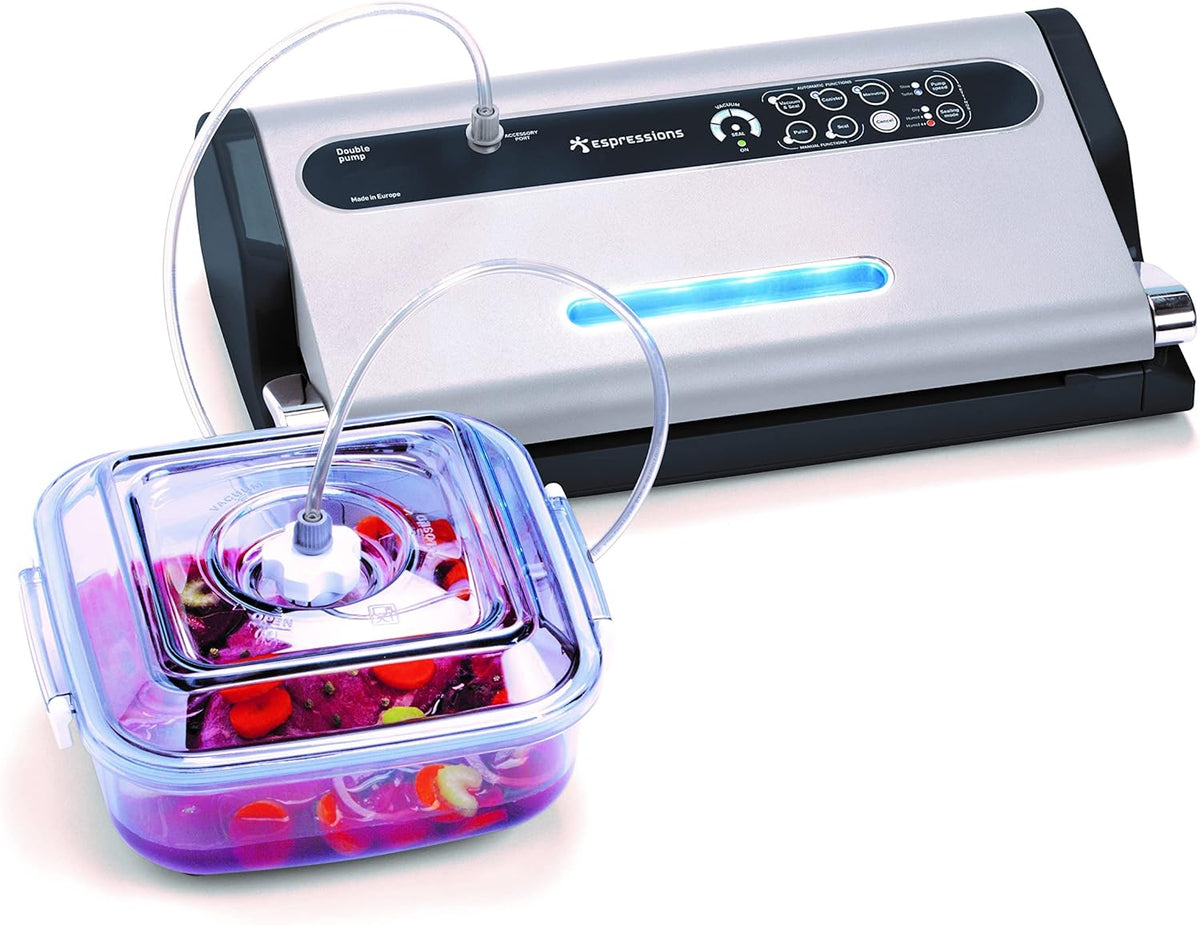 Vacumeermachine – Vacuümsealer – Vacuum Sealer – Seal Apparaat – Vacuümmachine – Dubbele Professionele Pomp – Zelfkoelend Aluminium Sealing-Element
