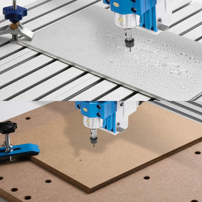 Genmitsu T-sleuf, CNC-werkoppervlak van aluminium, voor CNC-freesmachine PROVerXL 4030, 51 x 12 x 0,8 cm (20 inch x 4,7 inch x 0,3 '')