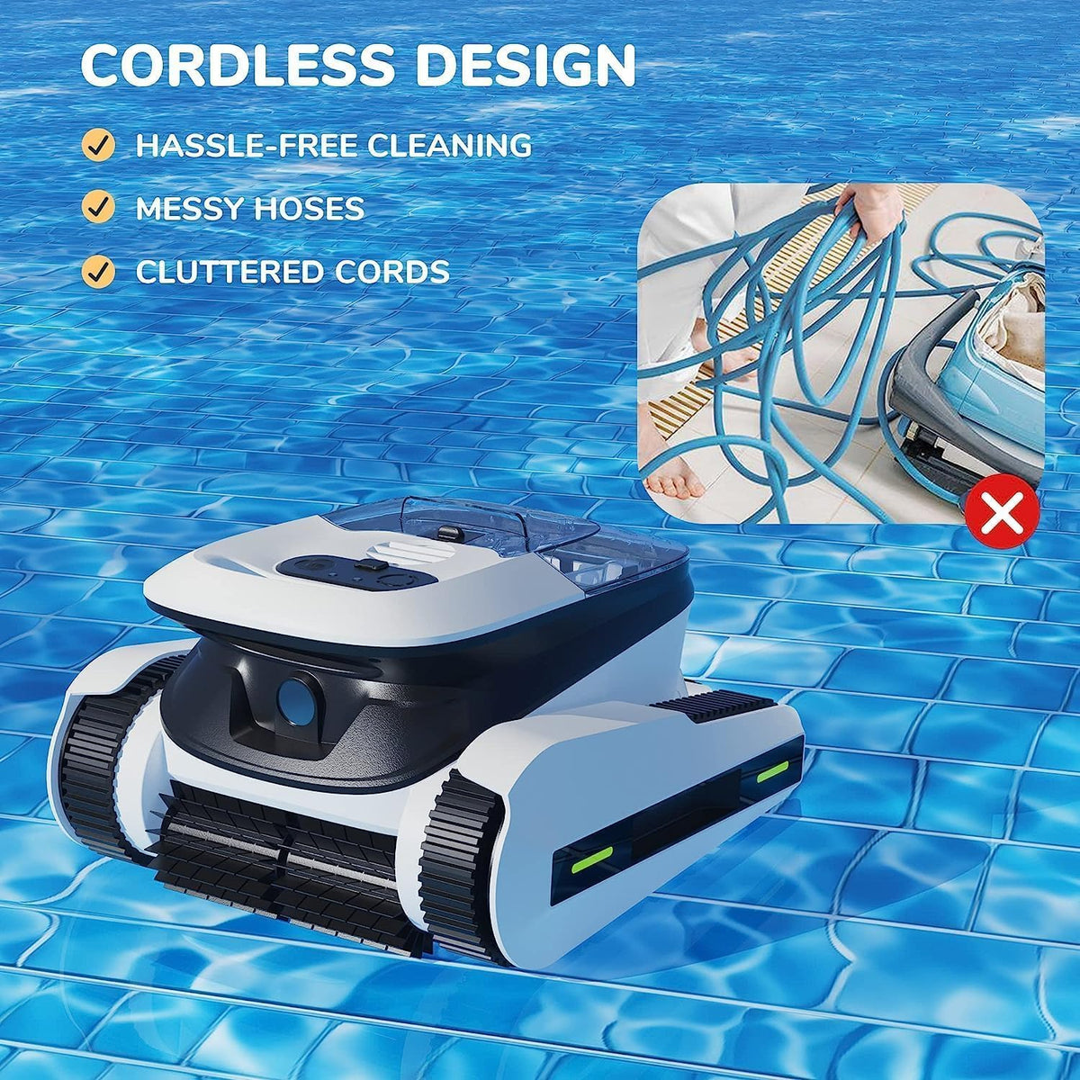 <font dir="auto" style="vertical-align: inherit;"><font dir="auto" style="vertical-align: inherit;">        BIGBIG WON Pool Robot, Pool Robot, Floor and Wall for Above Ground Pool/Outdoor Pool up to 200 ㎡, Three Models, Pool Robot Battery for Floor, Water