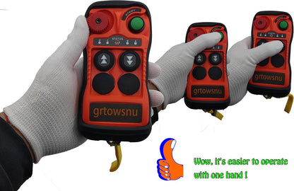 380 V AC 2-button draadloze industriële Hoist Crane Reemote Control voor lift Winch