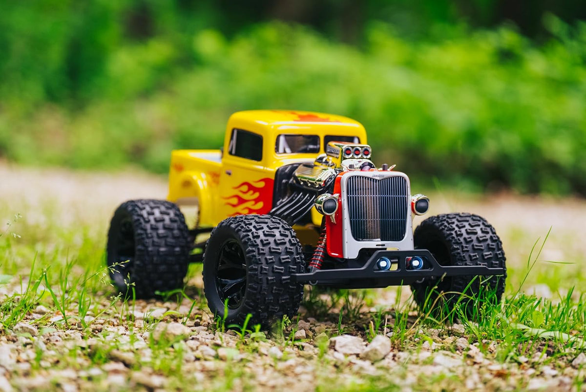 Carson 500404313 1:10 Rodstar 2.4GHz 100% RTR - Op afstand bestuurbare auto, off-road truggy, incl. batterijen en afstandsbediening, bedrukte carrosserie