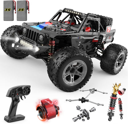 <font dir="auto" style="vertical-align: inherit;"><font dir="auto" style="vertical-align: inherit;">        DEERC 207E 1/10 Brushless RC Truck for Adults, 55km/h High Speed RC Car, 4WD Electric Off-Road Vehicle, Monster Truck, Fast Rally RC Car, All-Ter