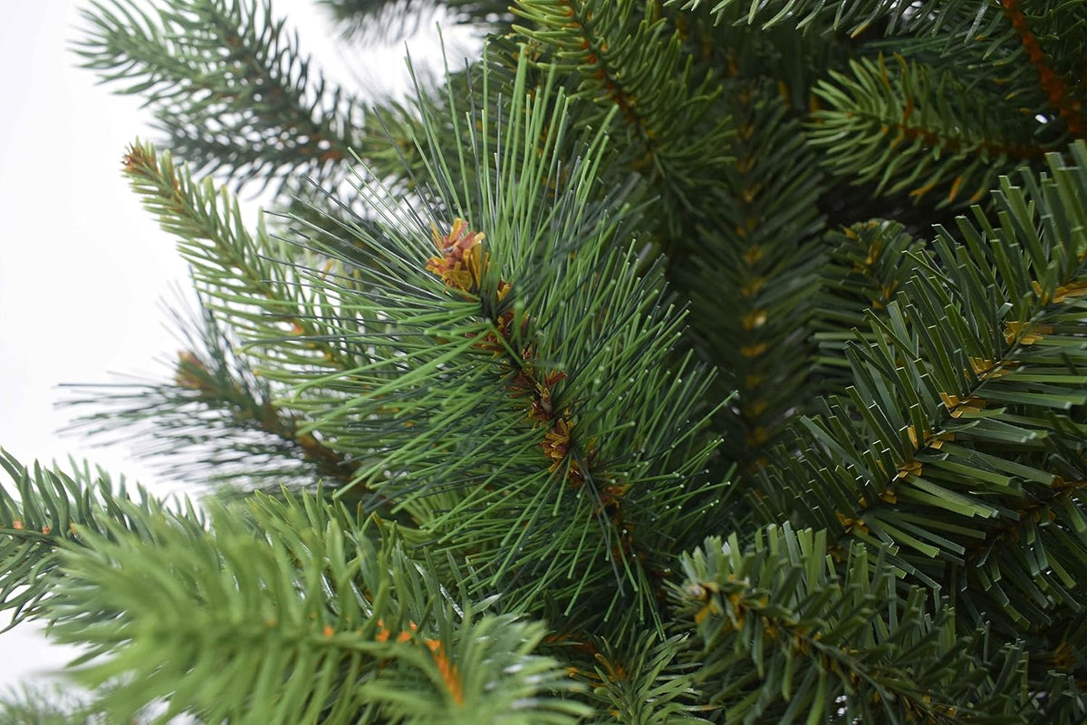 Realistische kerstboom bladeren PVC Pe Superfoil Groen Snel openen 180 cm - 2099 takken