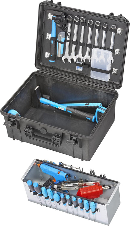 Max Cases MAX465H220ZPU gereedschapskoffer met verzinkte badkuip, zwart, 465 x 335 x 220 mm