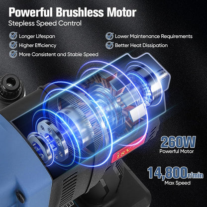 Draadloze Zakkensluiter – Zakkensluitmachine – Zakkennaaimachine – Handnaaimachine – Sluitmachine – 18V 5200mAh Accu – 260W Borstelloze Motor