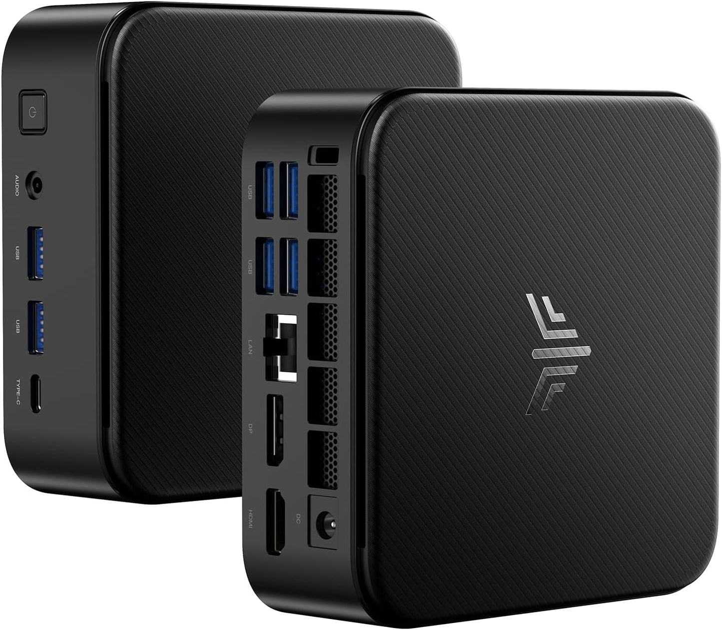NiPoGi E3B Mini PC van de Ryzen 5 7430U (max. 4,3 GHz, 6C/12T, Beter Dan 5500U/5650U/5675U) 32GB RAM (16GB+16GB) Dual Channels/512 GB SSD, Desktop-PC WiFi 6/BT 5.2/4K Triple Display Mini Computer