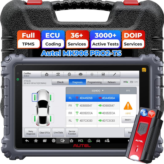 Autel MaxiCOM MK808K-BT OBD2 diagnoseapparaat auto: bidirectioneel zoals MK900-BT MK808BT Pro, upgrade van MX808S MK808S MK808BT autodiagnoseapparaat auto, 28+ dienst, alle systemen, Android 11, BT506
