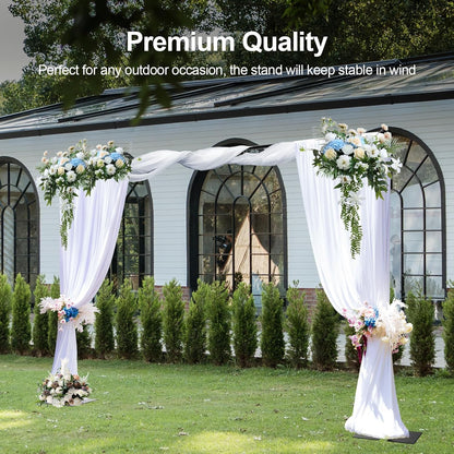 EMART Foto Achtergrondstandaard 3 x 3 m, Heavy Duty Achtergrond Stand met Metalen Stalen Voet, Verstelbaar Achtergrondsysteem Fotostudio's voor Fotografie Videostudio, Feest