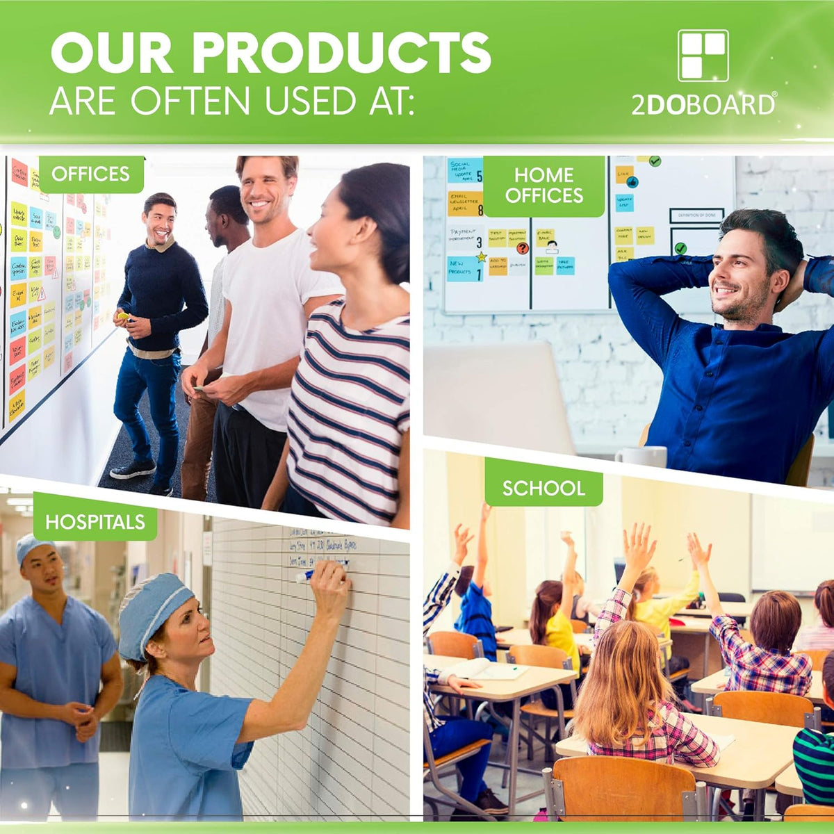 Scrum en Kanban Board Set voor whiteboard, beschrijfbare magneten, magnetische lijnen, avatar, gevaar en smiley magneten, premium set, 248-delig